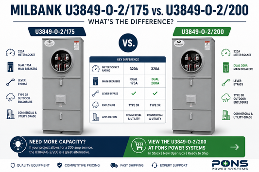Milbank U3849-O-2/175 vs. U3849-O-2/200: What's the Difference?