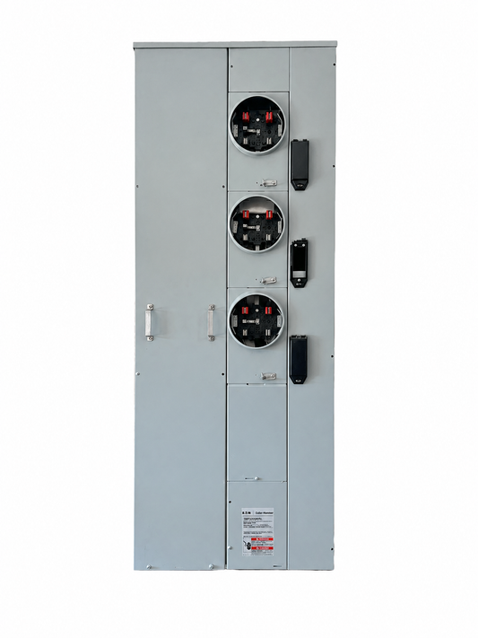 Eaton 1MP3206RRL Meter Pack 600A 3-Gang 120/240V Single Phase Outdoor – New Open Box