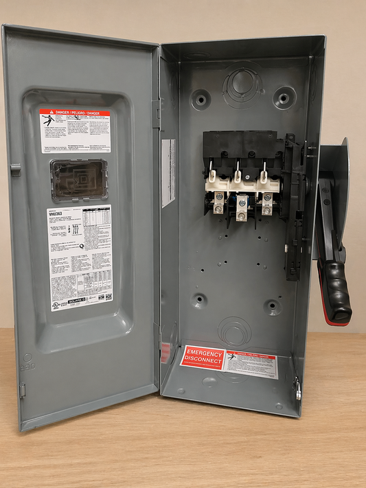 Schneider Electric / Square D VHU363 100A 600V 3-Pole Safety Switch – Power Deal (New -Open Box)